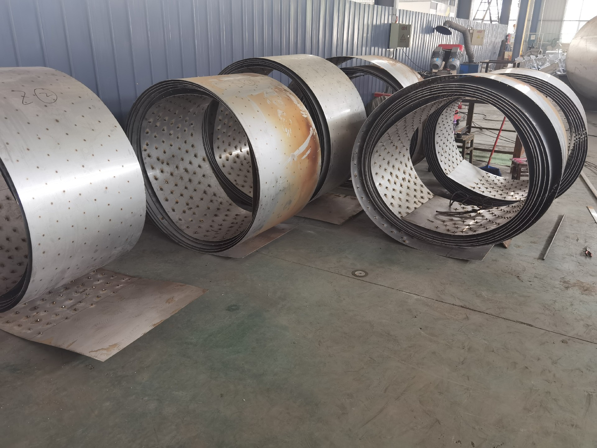 碳鋼螺旋板換熱器結構